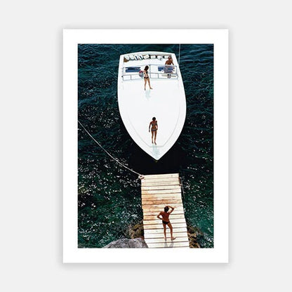 Speedboat Landing - 965 x 1440, White image